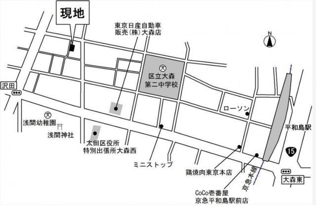 メゾンルボワ西の地図