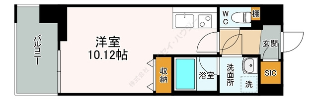 ＭＴＩマンション仙台卸町の間取り