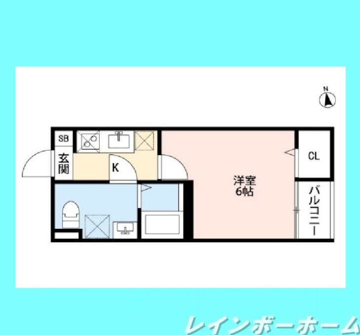 仲介手数料（賃料の1.10ヵ月）の50％OFF対象物件！の間取り