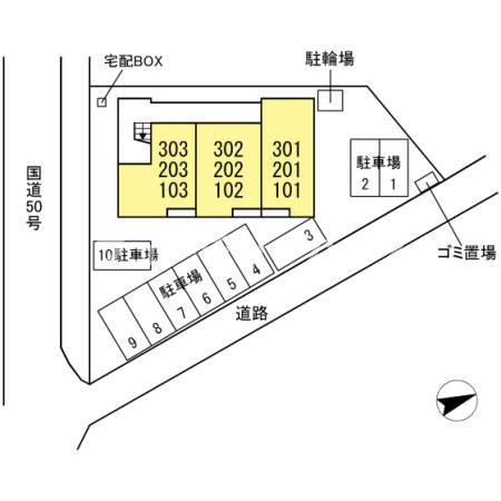 自由が丘ＳＯＨＯの区画図