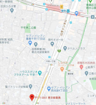メゾン椎名町の地図