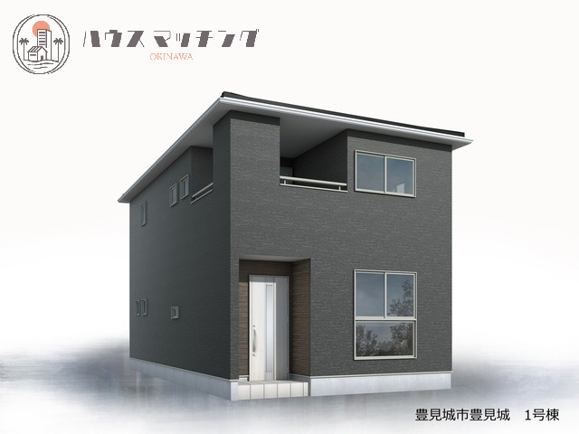 リーブルガーデン豊見城市豊見城・１号棟の外観パース|建物外観※CGによる完成イメージです。実際とは異なる場合があります。