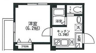 【間取り】 | カーサ新蒲田 | 間取りです。