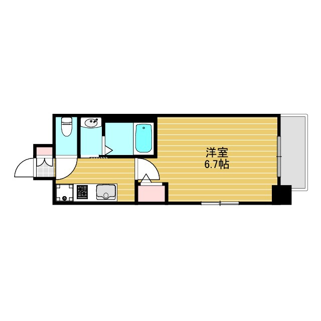 エステムコート新大阪XIVアイシーの間取り