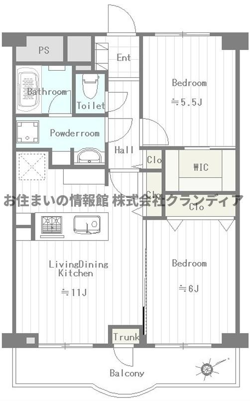 東カングランドマンション第二松戸の間取り|ドキドキの新生活も、安心してスタート。ぴったりの住まいを見つけませんか？クランディアが一緒に住まい選びをサポートします‼　まずは、お気軽にお問合せください　＃クランディア