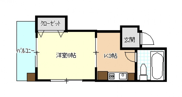 コーポ瀬尾の間取り