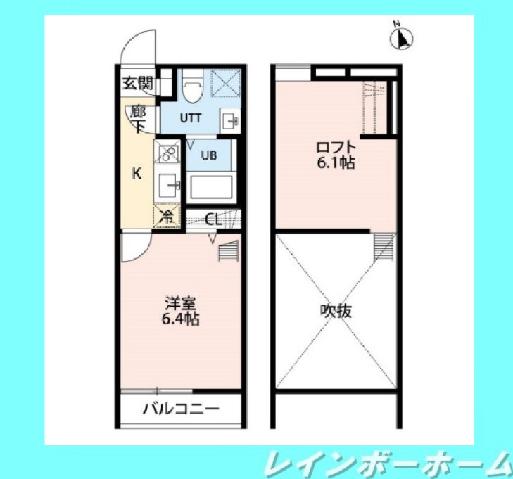 仲介手数料（賃料の1.10ヵ月）の50％OFF対象物件！の間取り