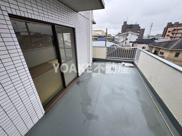 リバシティのバルコニー