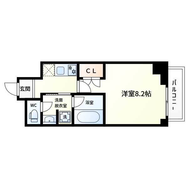 CREATIF堂島の間取り|クレストコート堂島　間取り