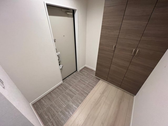豊中市桜の町６丁目の賃貸マンションの玄関
