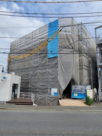 ワイズ鎌倉ビルの外観|2026.9.1撮影　工事中写真