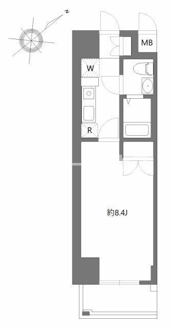 ジュモー京成船橋の間取り