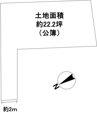 西宮市段上町六丁目　戸建の区画図