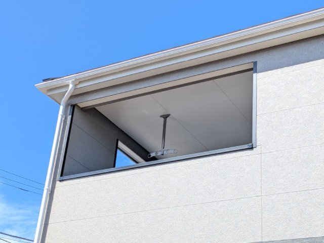 土浦市右籾第13　新築戸建て　1号棟のバルコニー|陽当たりの良いインナーバルコニーです♪