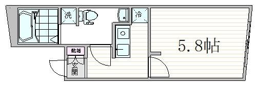ＦＵＵＷＡ徳丸の間取り|間取りです。