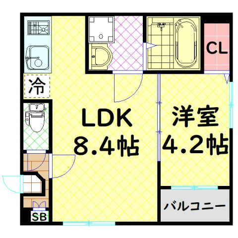 【間取り】 | シャンティハーバー九条