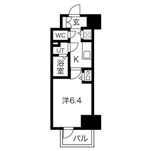 【間取り】 | ララプレイス難波シエール