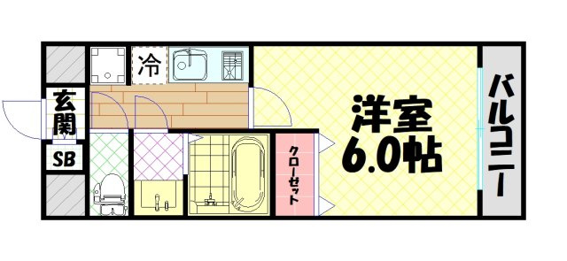 【間取り】 | アドバンス難波南ワイズ