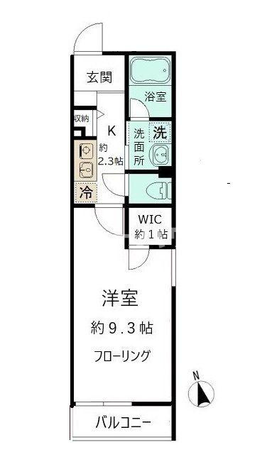 レオ四拾六番館の間取り