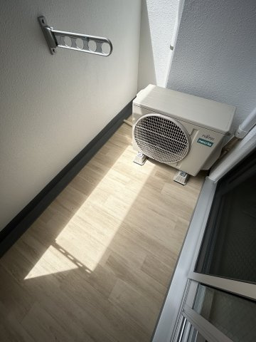 Alivis新町のバルコニー