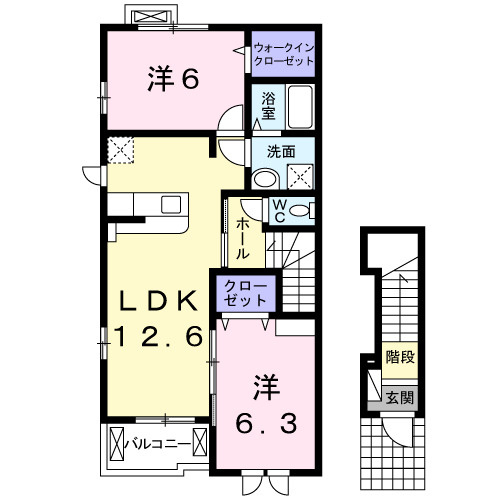 【間取り】 | ガーデンフォレストⅠ