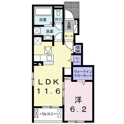 ステラ　Ⅱの間取り