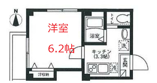 【間取り】 | カーサ新蒲田