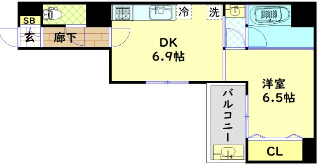 【間取り】 | ゼウス桜川プレミアム