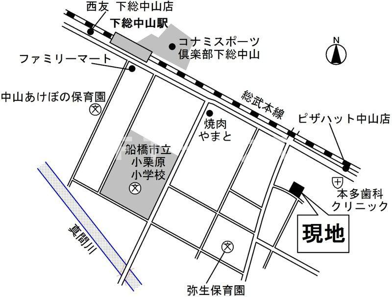 エグゼシャトー伍番館の地図