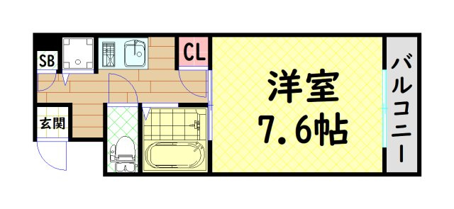 【間取り】 | プレジオ四ツ橋