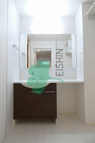 D-roomメゾン空港通(ディールームメゾン空港通)の洗面所|シンプルで使いやすい洗面台です！