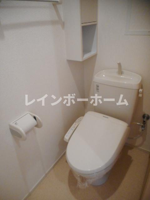 サンシャインビレッジアゼリアＢのトイレ|落ち着いたトイレです