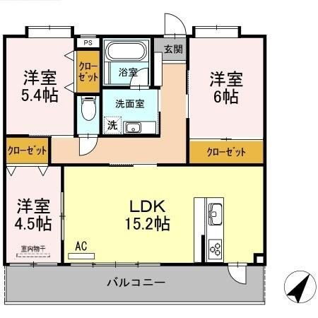 風河の間取り