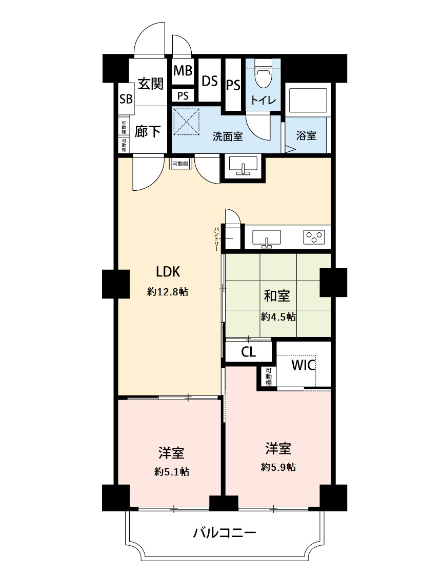 大森山王リハイムの間取り