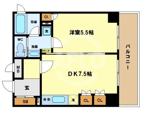 リーガル新福島の間取り|リーガル新福島　間取り
