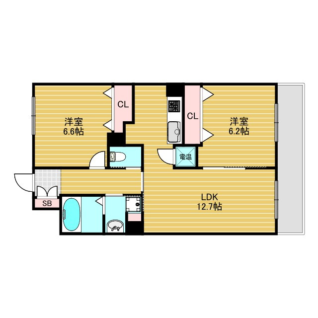 Grand toitの間取り