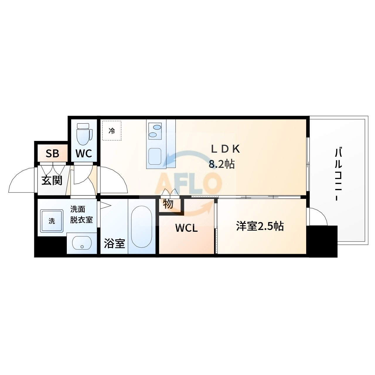 セレニテ蒲生四丁目駅前アリエの間取り|セレニテ蒲生四丁目駅前アリエ　間取り