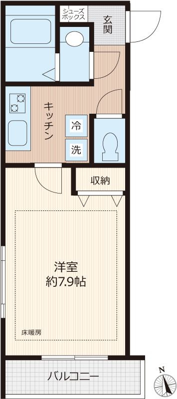 ピアコートＴＭ上板橋　壱番館の間取り