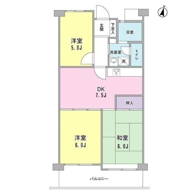 パサージュ砧の間取り