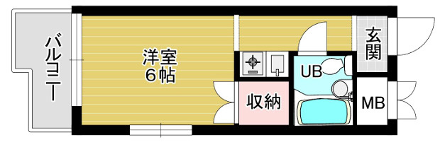 シンプルライフ王子の間取り