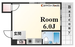 東マンションの間取り