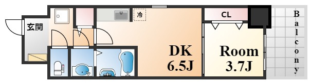セラフィア神戸御影塚町の間取り