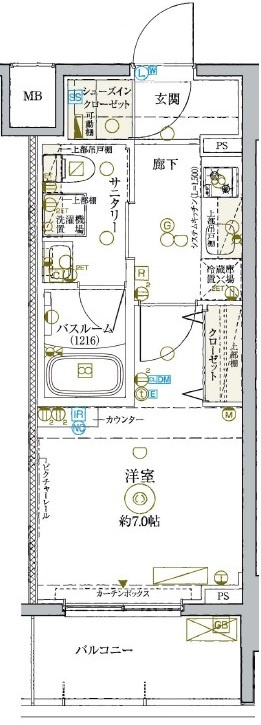 KDXレジデンス池袋ウエストの間取り