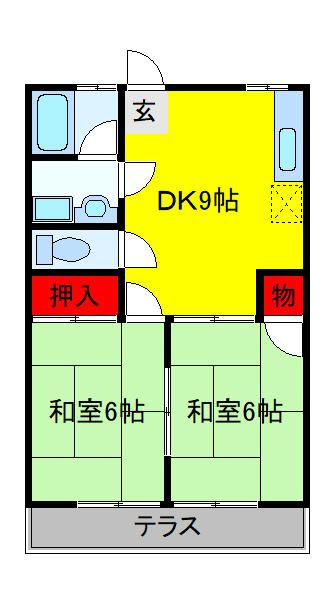 グリーンコーポの間取り