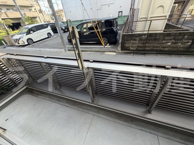 アーディフハウス吉田のバルコニー