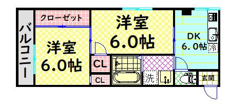 【間取り】 | ラフィーネ三国