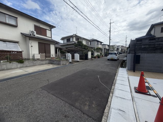 神戸市西区桜が丘東町1丁目新築の前面道路含む現地写真