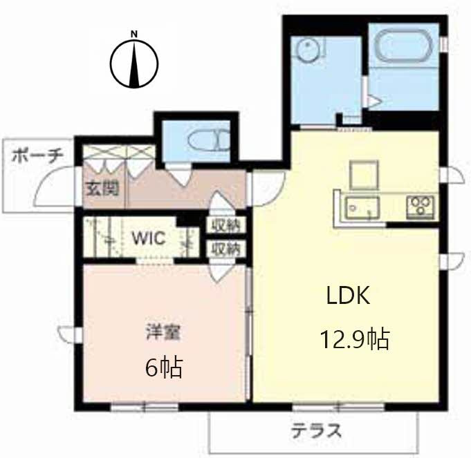 シャーメゾン希Ⅱの間取り