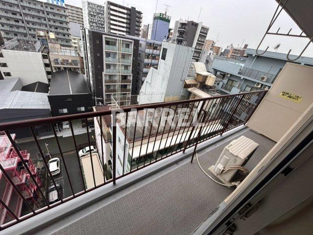 ローズコーポ東淀川区のバルコニー