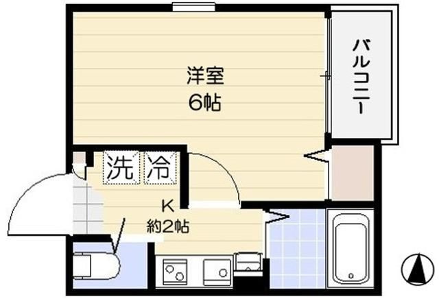 クルーセ西落合の間取り